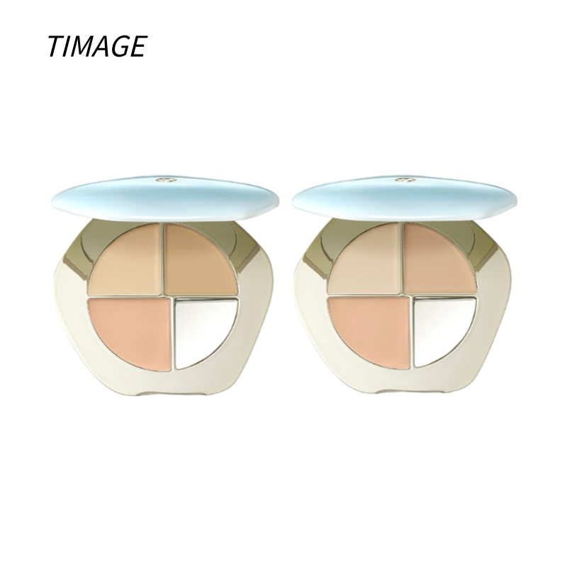彩棠 TIMAGE 三色遮瑕盘 2.0 三文鱼色遮黑眼圈斑点痘印提亮|TIMAGE 3-Color Concealer Palette 2.0, Salmon Concealer for Dark Circles, Spots, Acne Marks & Brightening