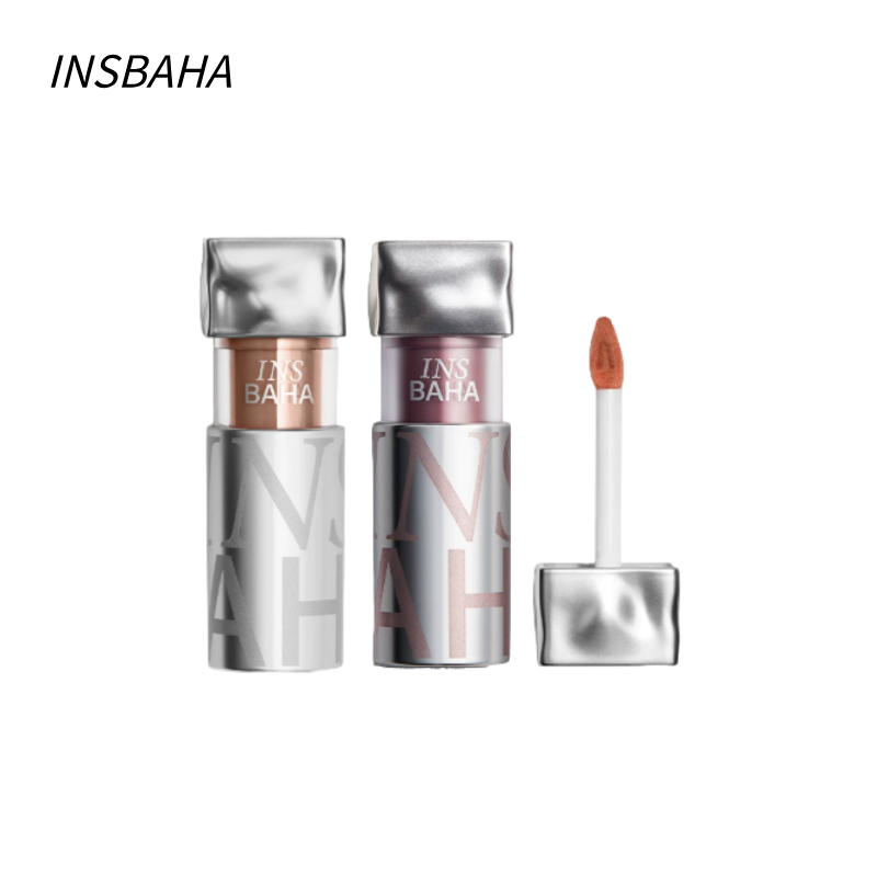 INSBAHA 原色波塔云感微光唇霜 & 波浪镜面唇釉|INSBAHA Cloud Glowing Lip Cream & Wavy Mirror Lip Gloss