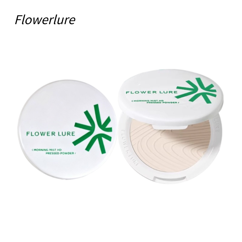 花间颂粉饼 定妆控油持久 细腻柔焦 补妆散粉 干油皮适用|Flowerlure Long-Lasting Setting Powder | Oil Control Matte Finish Pressed Powder for Dry & Oily Skin