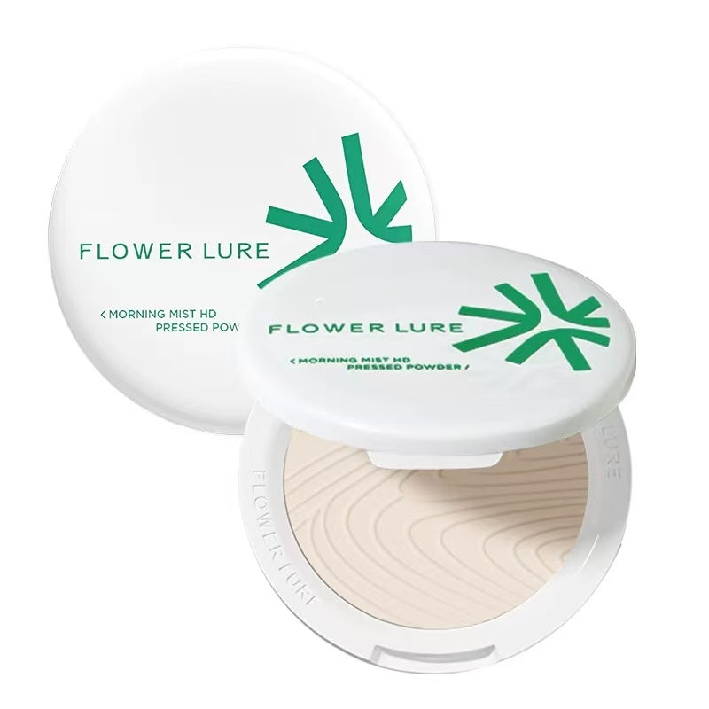 花间颂粉饼 定妆控油持久 细腻柔焦 补妆散粉 干油皮适用|Flowerlure Long-Lasting Setting Powder | Oil Control Matte Finish Pressed Powder for Dry & Oily Skin