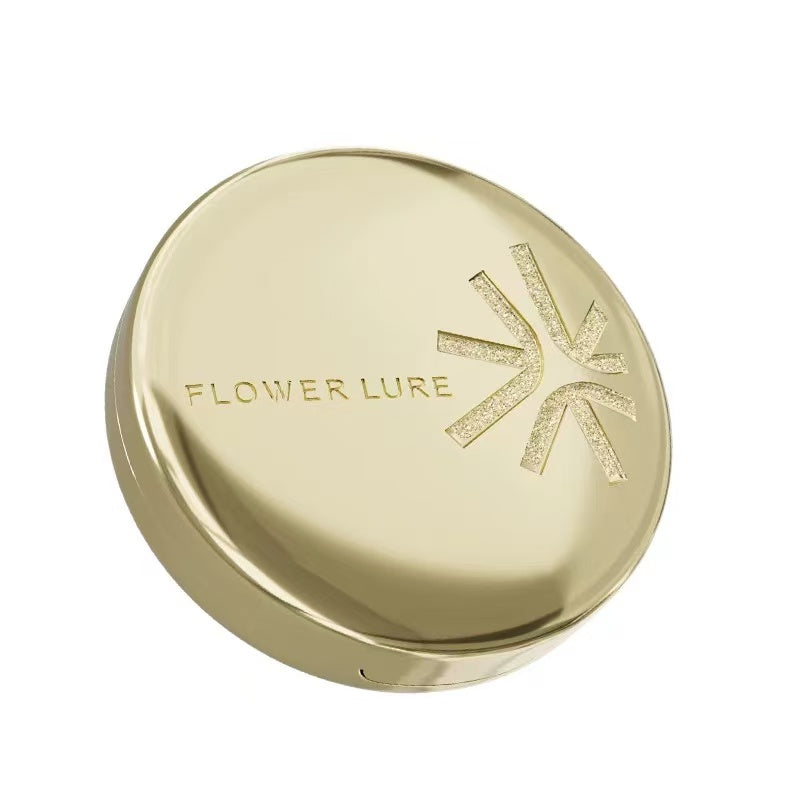 花间颂金标柔雾高清粉饼 定妆控油持久 补妆 干皮油皮适用|Flowerlure Soft Mist HD Pressed Powder | Long-Lasting Oil-Control Setting Powder, Refillable, For Dry & Oily Skin