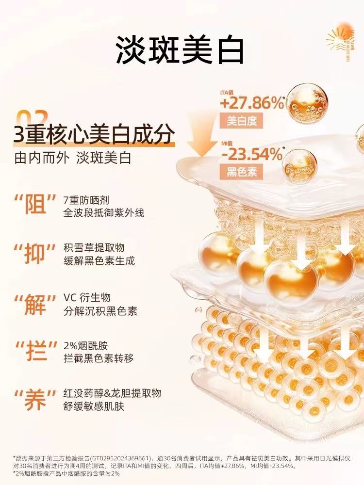 BABI 美白防晒喷雾 SPF50 + 高倍防紫外线 防水防汗清爽不油腻 全身可用男女通用|BABI Whitening Sunscreen Spray SPF50+ PA++++, Waterproof Sweatproof, Full Body, Quick-Dry, For All Skin Types
