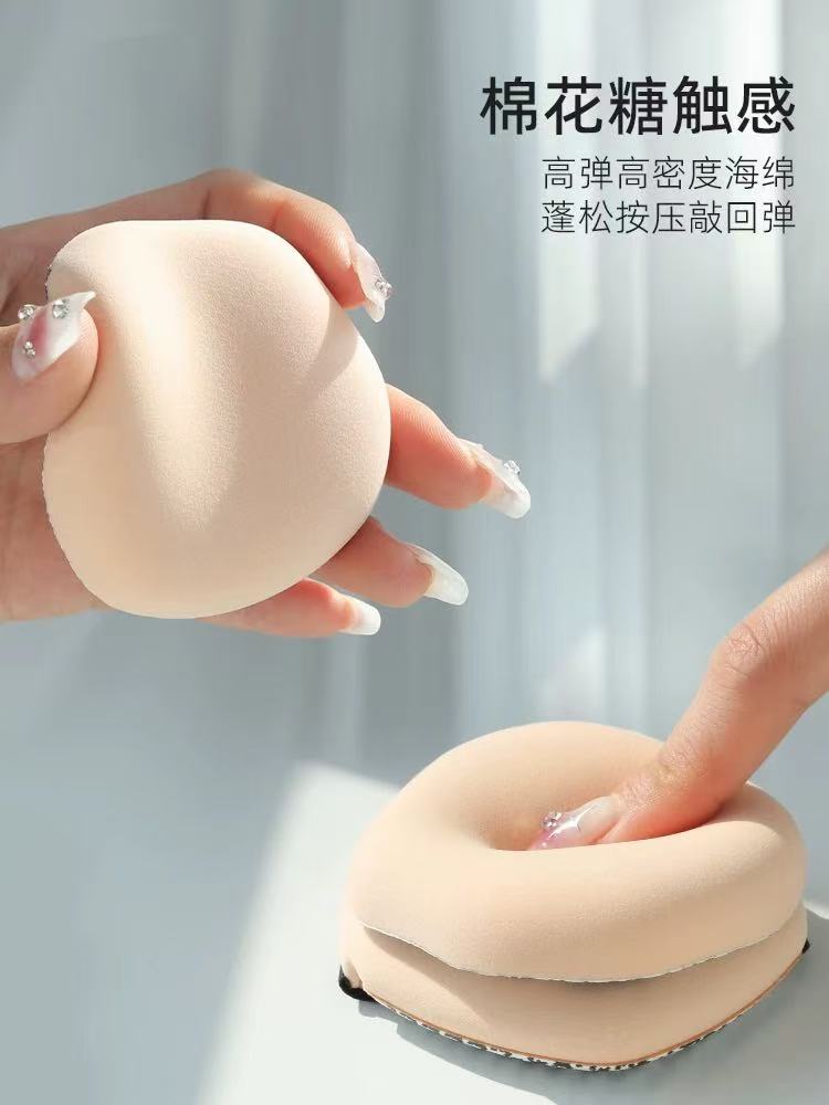 郭小妞千鸟格棉花糖气垫粉扑 干湿两用 粉底液专用 超软 定妆美妆工具|GUOXIAONIU Houndstooth Marshmallow Puff, Wet & Dry Use, For Liquid Foundation, Ultra Soft, Makeup Setting Tool