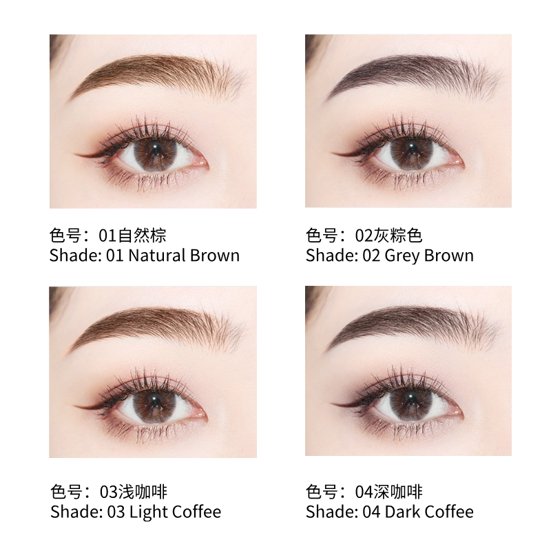 VEECCI唯资极细眉笔 双头砍刀/菱形双规格 多色可选 | VEECCI Ultra-Fine Eyebrow Pencil (Dual Specifications: Chopper & Diamond, Multiple Shades)