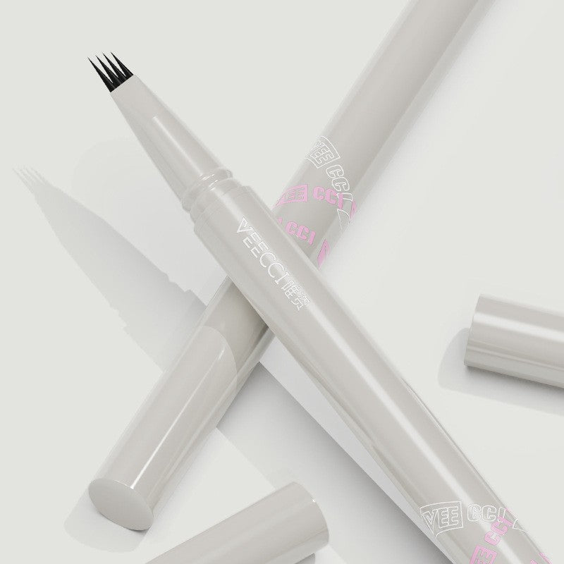 VEECCI唯资四爪水眉笔 防水持久 多色可选 自然野生眉 | VEECCI Four-Claw Water Eyebrow Pencil (Waterproof, Long-Lasting, Multiple Shades)