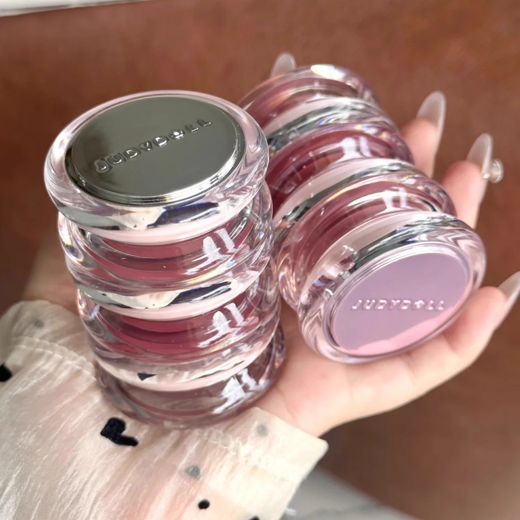 Judydoll橘朵水感精华多用膏 面部/眼影/腮红/口红唇膏 白清透腮红 | Judydoll Water-Sense Essence Multi-Purpose Cream (Face/Eyeshadow/Blush/Lipstick, Clear White Blush)
