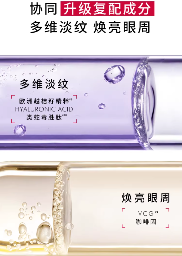 欧莱雅第三代紫熨斗眼霜 玻色因咖啡因抗皱淡纹|L'Oreal 3rd Gen Purple Iron Eye Cream | Anti-Wrinkle Dark Circle