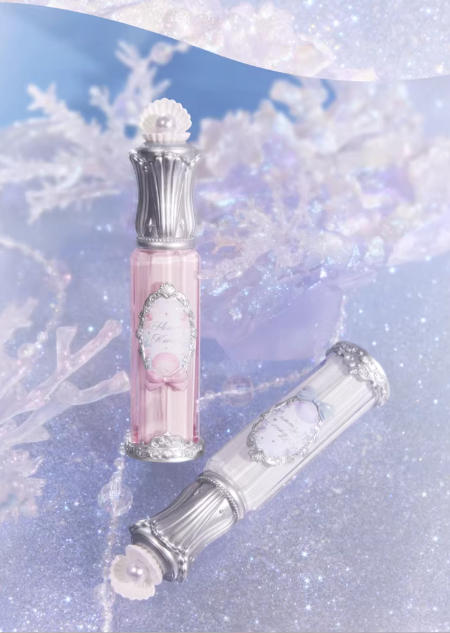 花知晓贝壳珍珠系列唇部精华蜜  妆护合一 不黏腻镜面唇蜜|Flower Knows Shell Pearl Series Lip Essence Honey | 3-in-1 Makeup & Care, Non-sticky Gloss