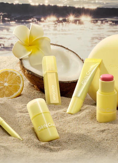 GirlsCrush 水光热浪腮红棒 膨胀氛围色 多用高光膏 自然水光肌|GirlsCrush Dewy Blush Stick - Multi-use Highlighter for Natural Glowing Skin