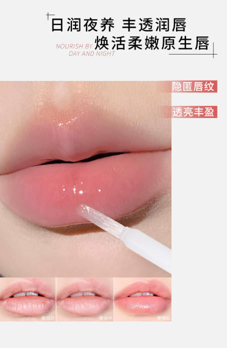 Mooekiss 木柯诗双头唇釉 镜面水光精华 口红哑光唇泥 不易沾杯唇蜜|Mooekiss Dual-Ended Lip Gloss - Matte Lip Mud & Mirror Water Gloss, Long-Lasting Non-Stick Cup, Hydrating Lip Glow Oil