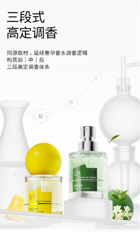 ECOOBIX 白惜口喷 便携口气清新喷雾剂 持久型除口臭 男女通用接吻神器|ECOOBIX Oral Spray - Portable Long-Lasting Breath Freshener, Bad Breath Eliminator for Men & Women