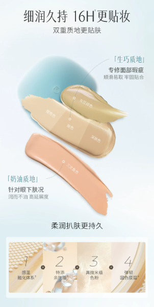彩棠 TIMAGE 三色遮瑕盘 2.0 三文鱼色遮黑眼圈斑点痘印提亮|TIMAGE 3-Color Concealer Palette 2.0, Salmon Concealer for Dark Circles, Spots, Acne Marks & Brightening