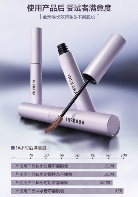 INSBAHA 原色波塔轻盈柔雾染眉膏|INSBAHA Lightweight Soft Mist Eyebrow Mascara