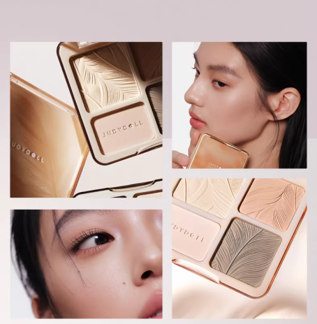 Judydoll 橘朵 高光修容一体盘 哑光阴影鼻影提亮 | Judydoll Highlight & Contour All-in-One Palette