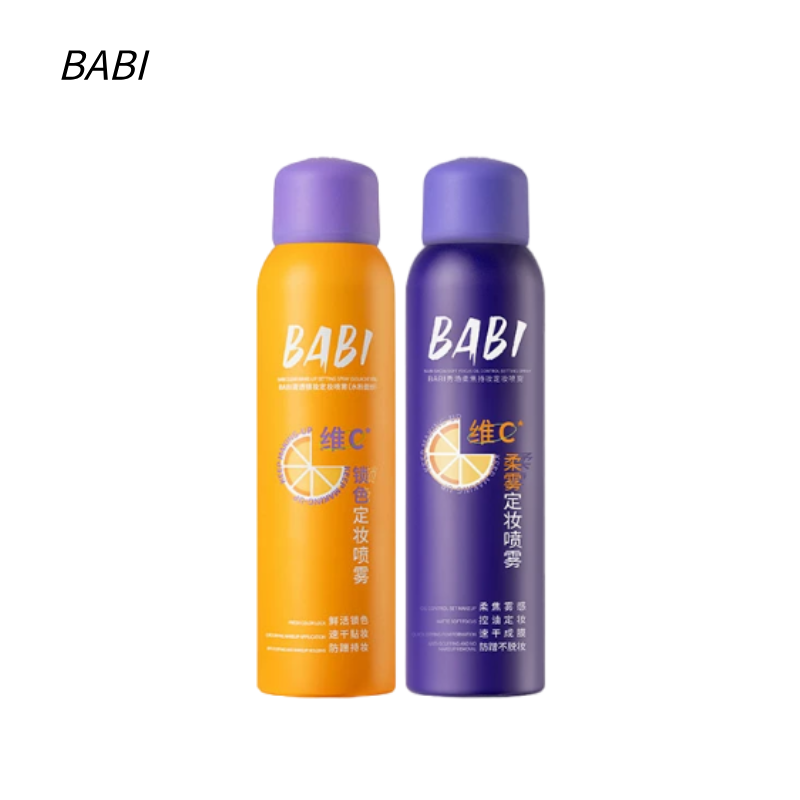 BABI 定妆喷雾 PRO 全系列 VC 控油柔焦 / 水光款 防水防汗持久不脱妆 干油皮通用|BABI VC Setting Spray PRO Series - 24H Long-Lasting Oil-Control Matte/Glow Finish, Waterproof & Sweatproof, All Skin Types