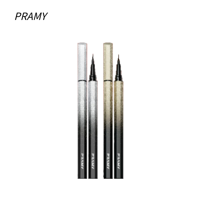 PRAMY 柏瑞美眼线液笔 防水防汗不晕染 新手易画 持久显色|PRAMY Liquid Eyeliner - Waterproof, Smudge-Proof, Beginner-Friendly, Long-Lasting