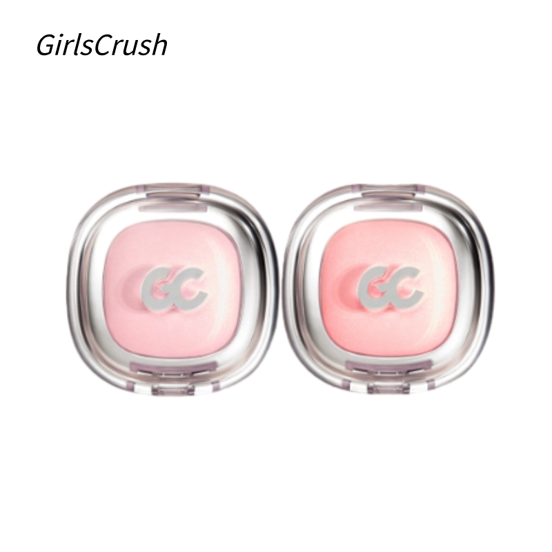 GirlsCrush 柔光焦点缎光腮红高光膏 收缩膨胀色 珠光水光肌|GirlsCrush Soft Focus Satin Blush & Highlighter Balm - Contour & Plumping Shades for Dewy Glow