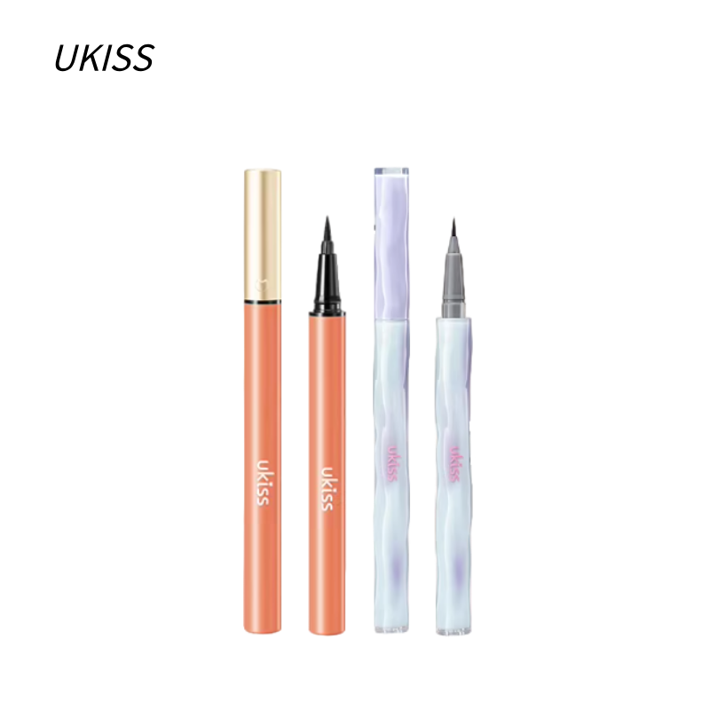 UKISS 防水眼线液笔 持久不晕染 新手彩色棕色|UKISS Waterproof Eyeliner Pen, Long-lasting, Brown & Colors