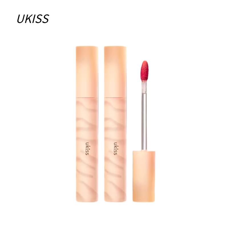 UKISS 水唇露 持妆不沾杯 裸色镜面水雾哑光丝绒唇釉|UKISS Water Tint Lip Gloss, Long-lasting Non-sticky, Nude Shades, Mirror/Water Mist/Matte/Velvet Finish